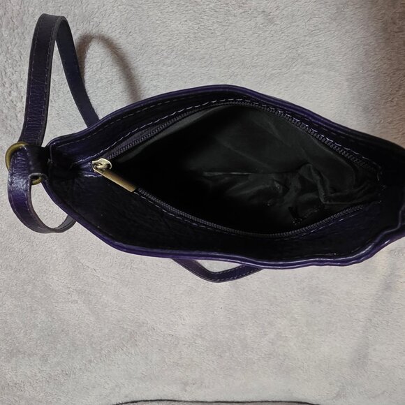 Kooba Black Soft Pebbled Leather Everette Purse Large Shoulder Bag #F17/35622 - Picture 4 of 7